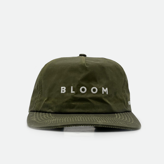 Crushed Wax Cap - Olive