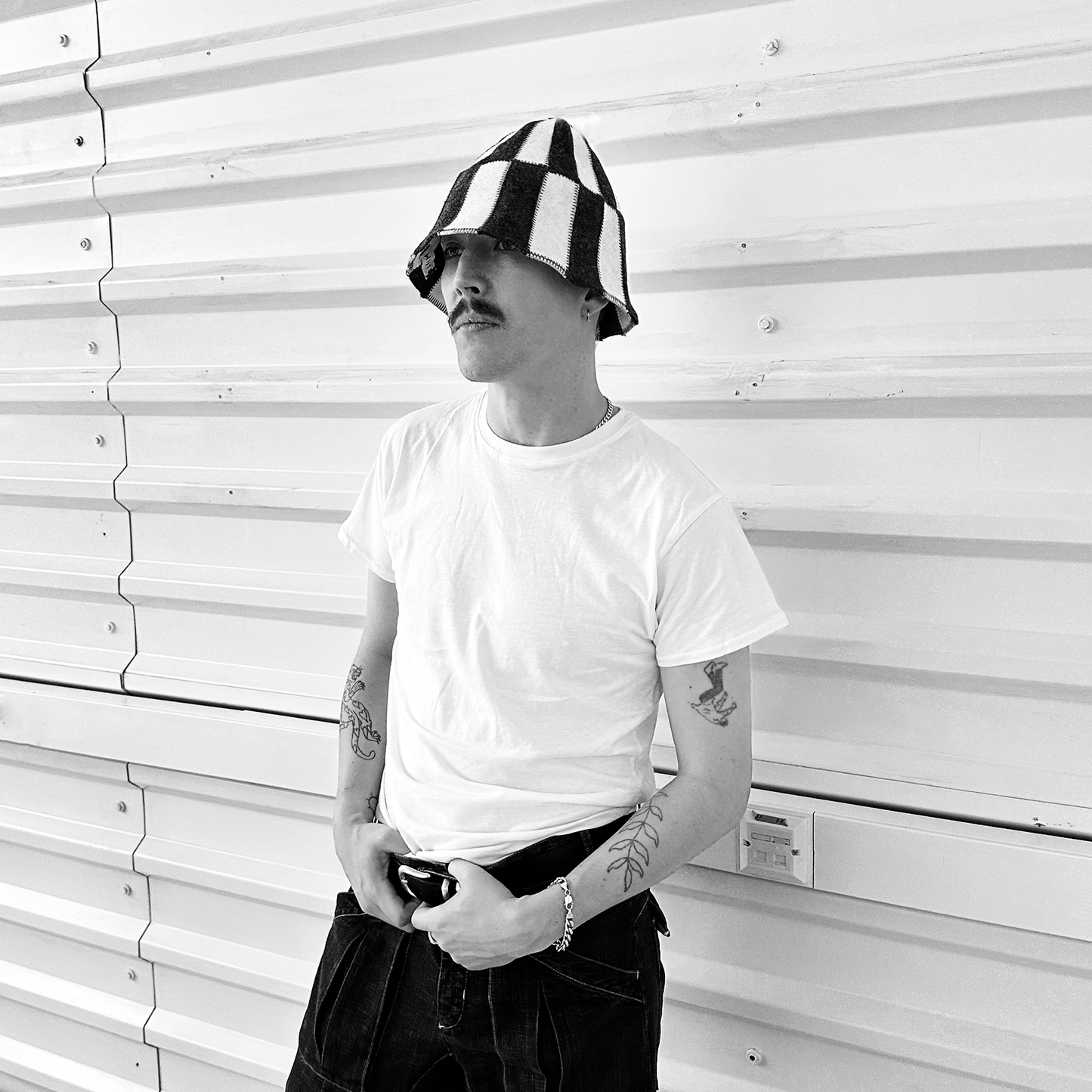 Sauna Hat - Charcoal / Cream